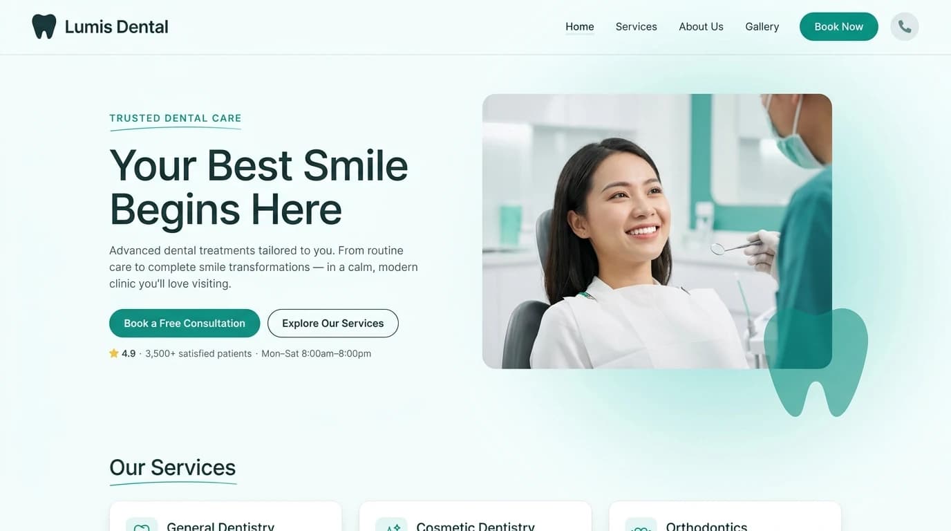 Website Nha Khoa – ảnh 1