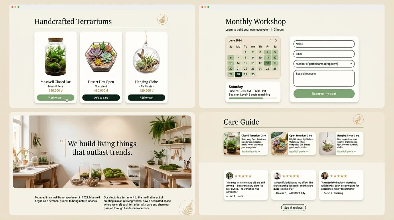 Website Studio Terrarium – ảnh 3