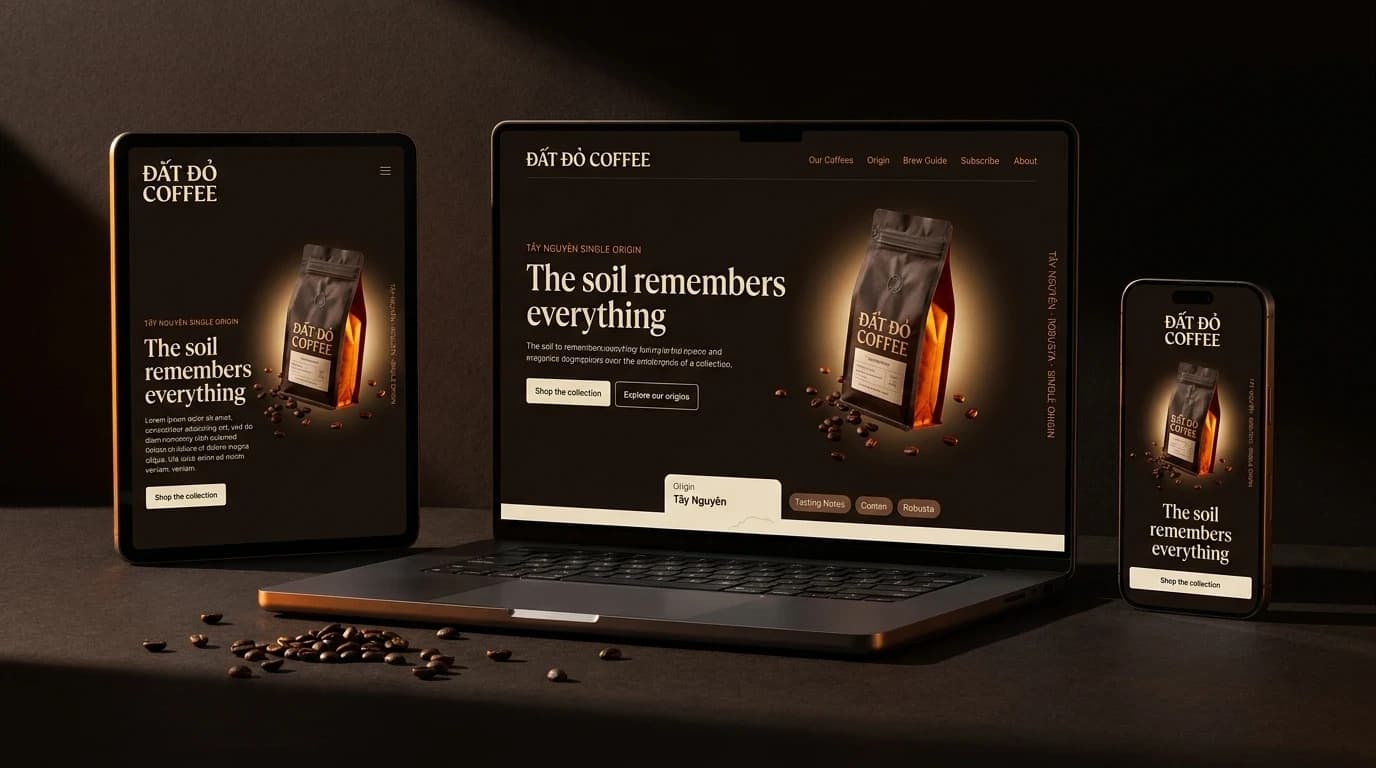 Website Coffee & Packaged – ảnh 2