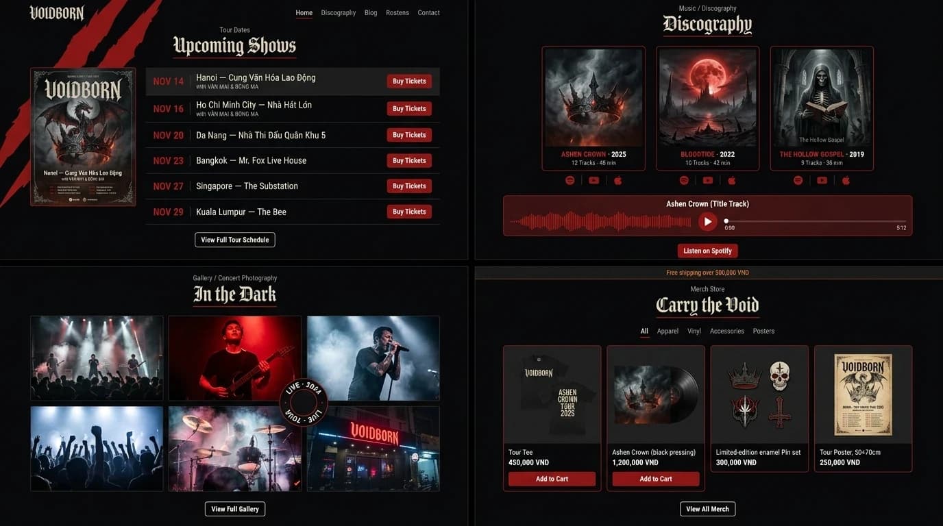 Website Ban Nhạc – ảnh 3