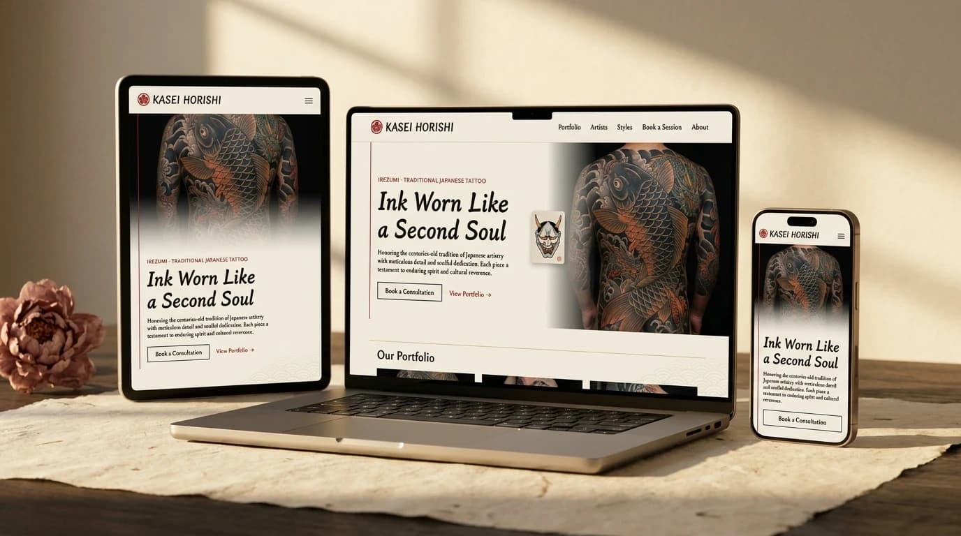 Website Tattoo Studio – ảnh 2