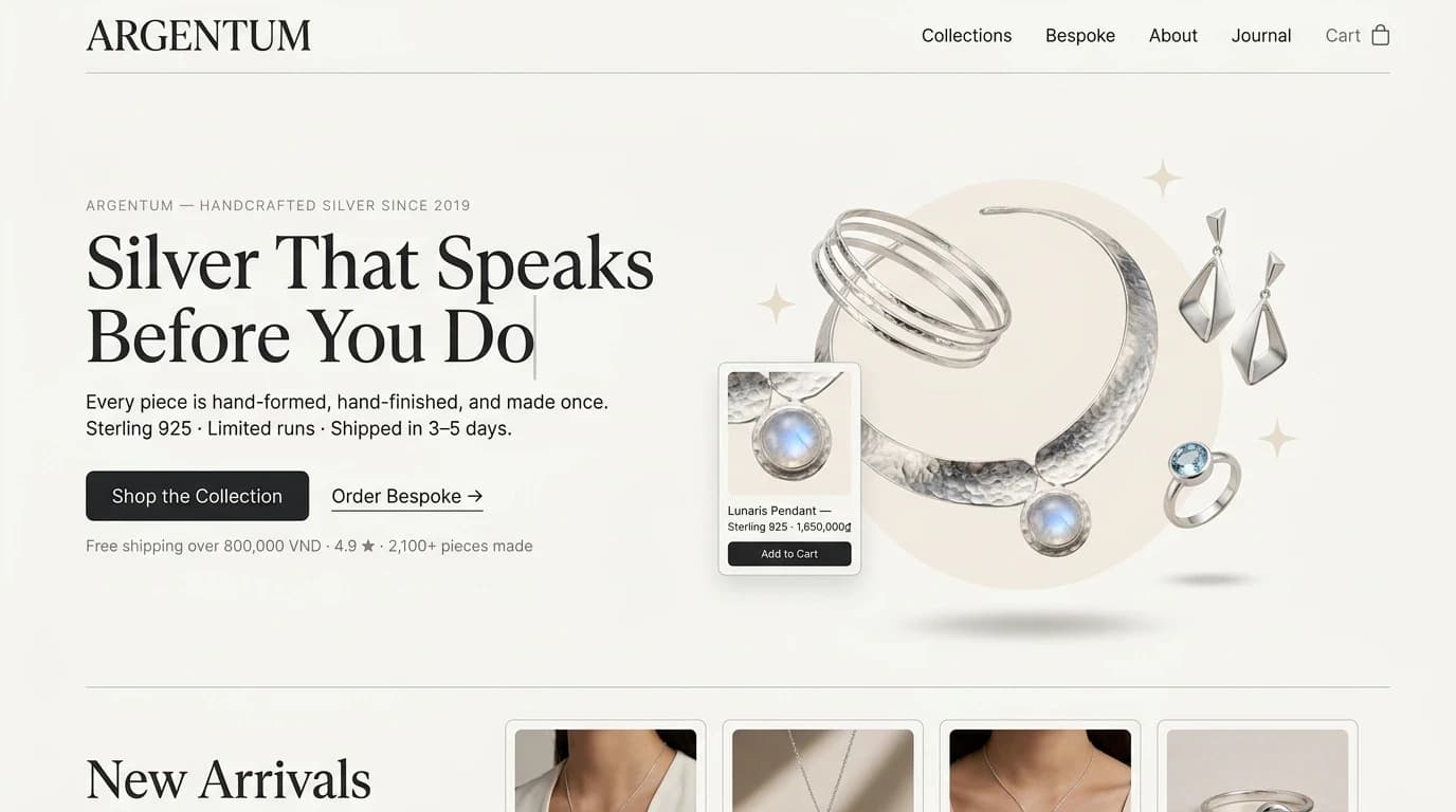 Website Bán Trang Sức