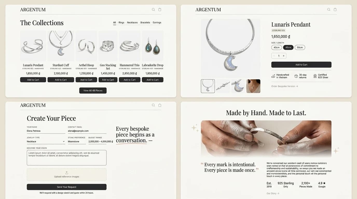 Website Bán Trang Sức – ảnh 3